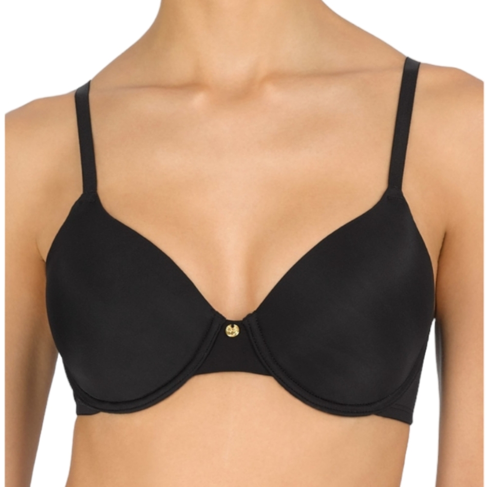 Natori Gloss T-shirt Bra Size 32H Black Style 731192